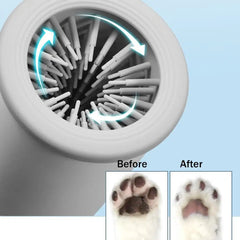 Pet Feet Washer Electrical Pet Paw Cleaner Automatic Dog Quick Low Cleaner Pet Paw Portable Cleaning Noise Cup Foot R3z8