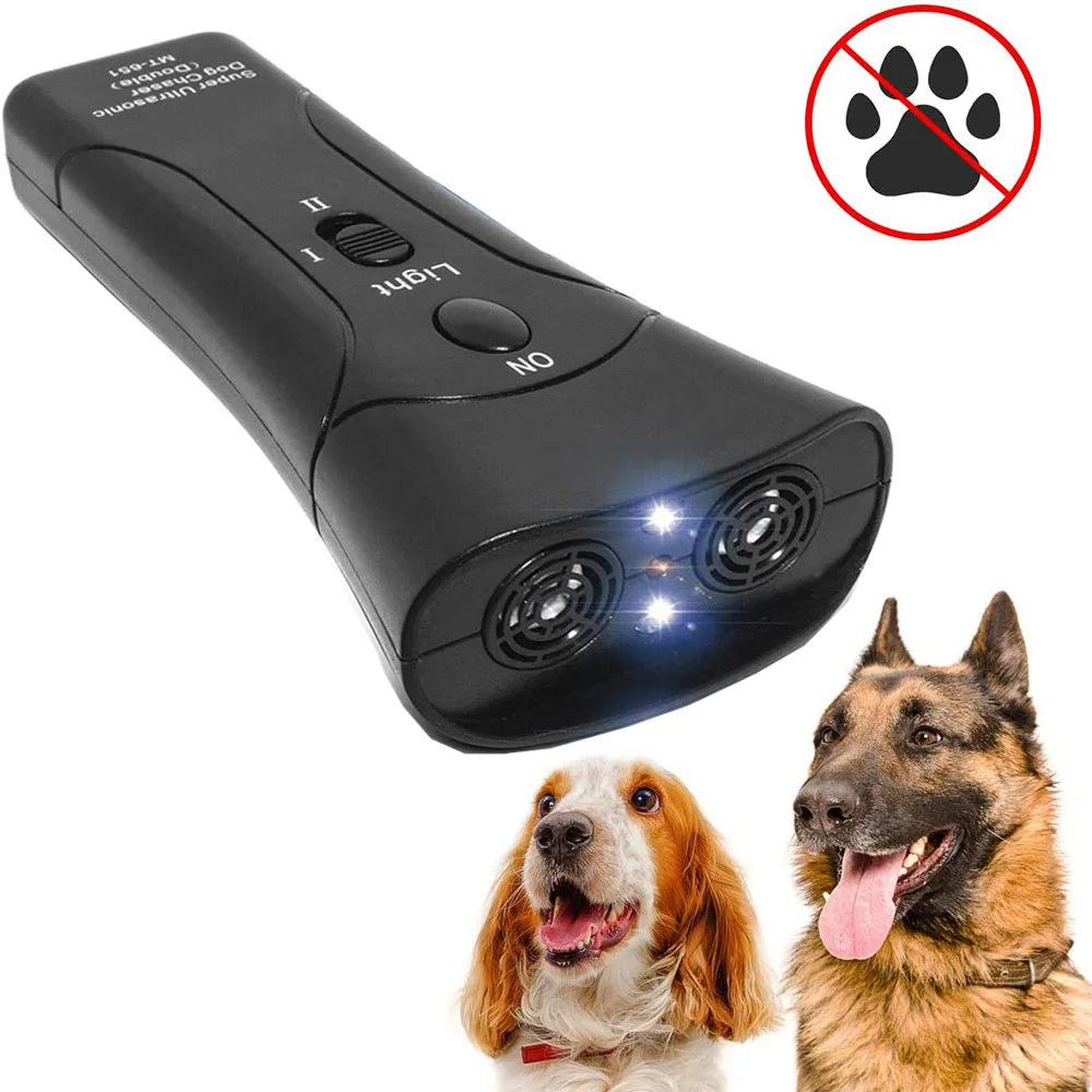 Portable Dog Repellent Ultrasonic Dog s Devices Dog Bark Controller Dog Repeller Control Pet Supplies Anti Barking Stop Bark Pet