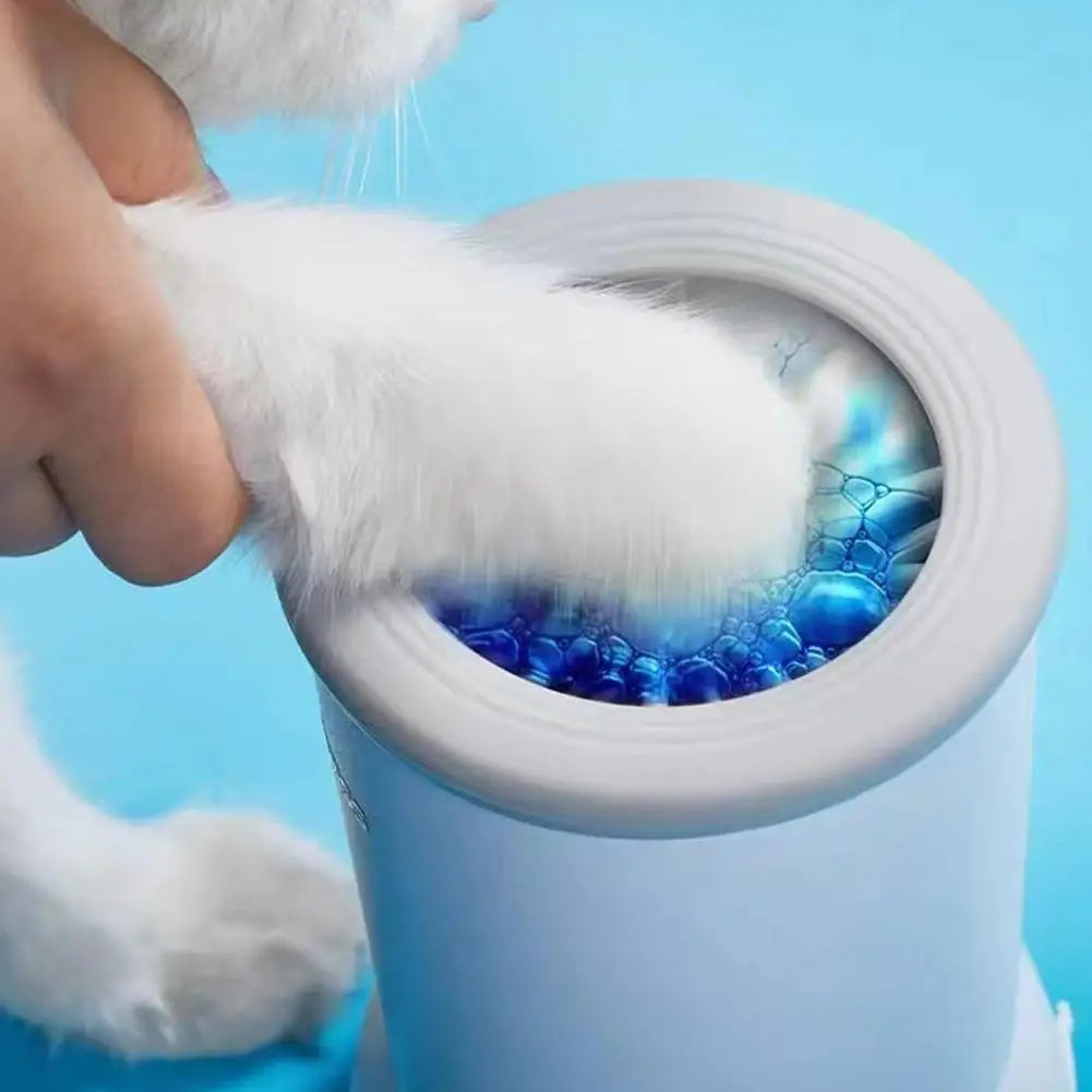 Pet Feet Washer Electrical Pet Paw Cleaner Automatic Dog Quick Low Cleaner Pet Paw Portable Cleaning Noise Cup Foot R3z8